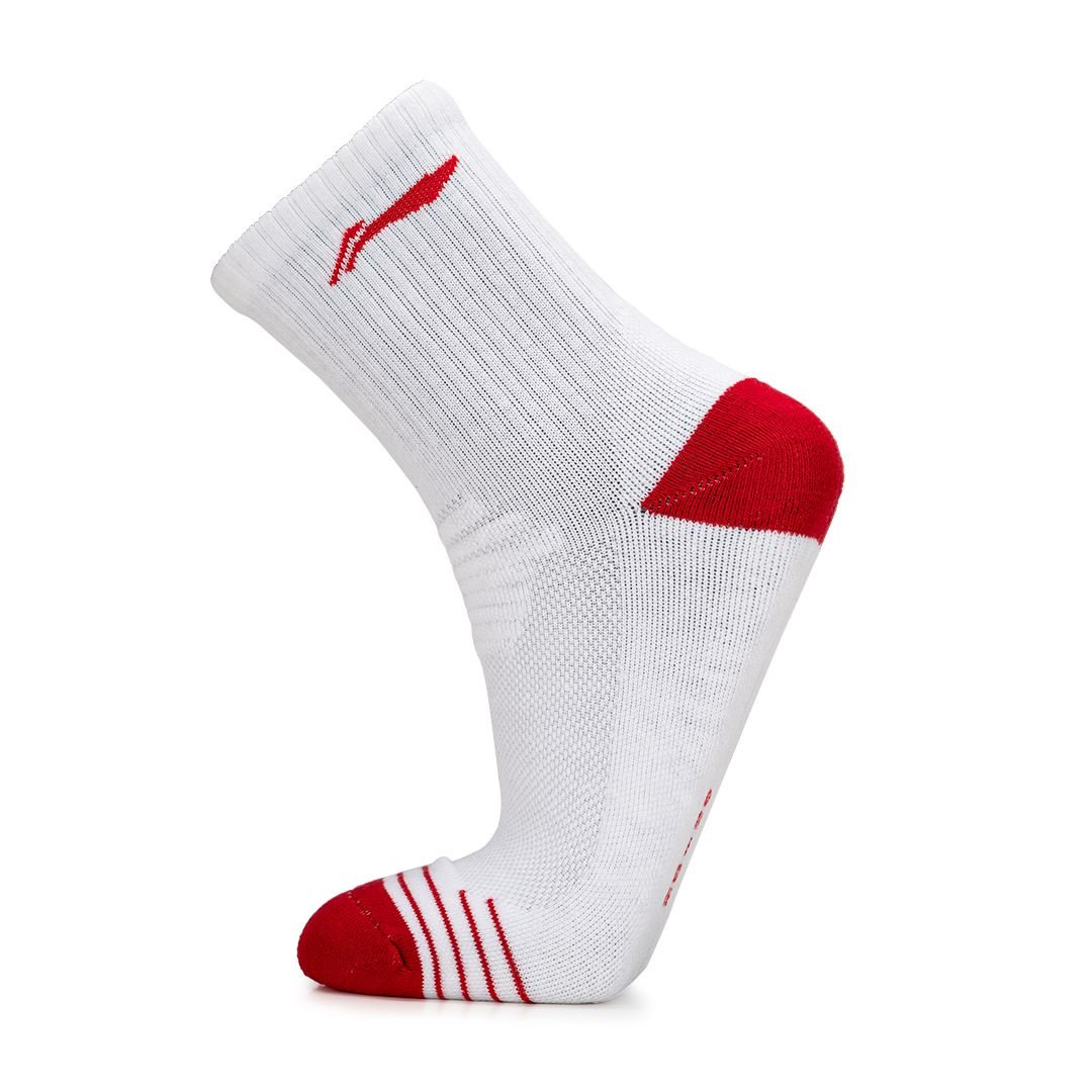 Mellow Socks (White/Red)