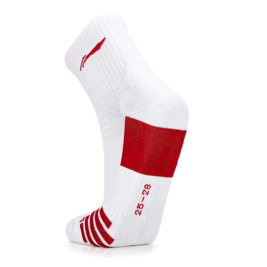 Strike 1 Socks (White/Red)