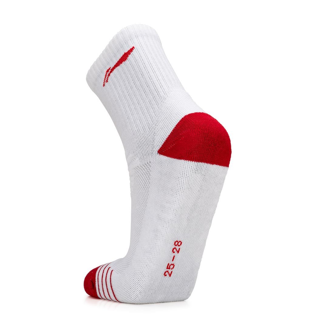 Mellow Socks (White/Red)