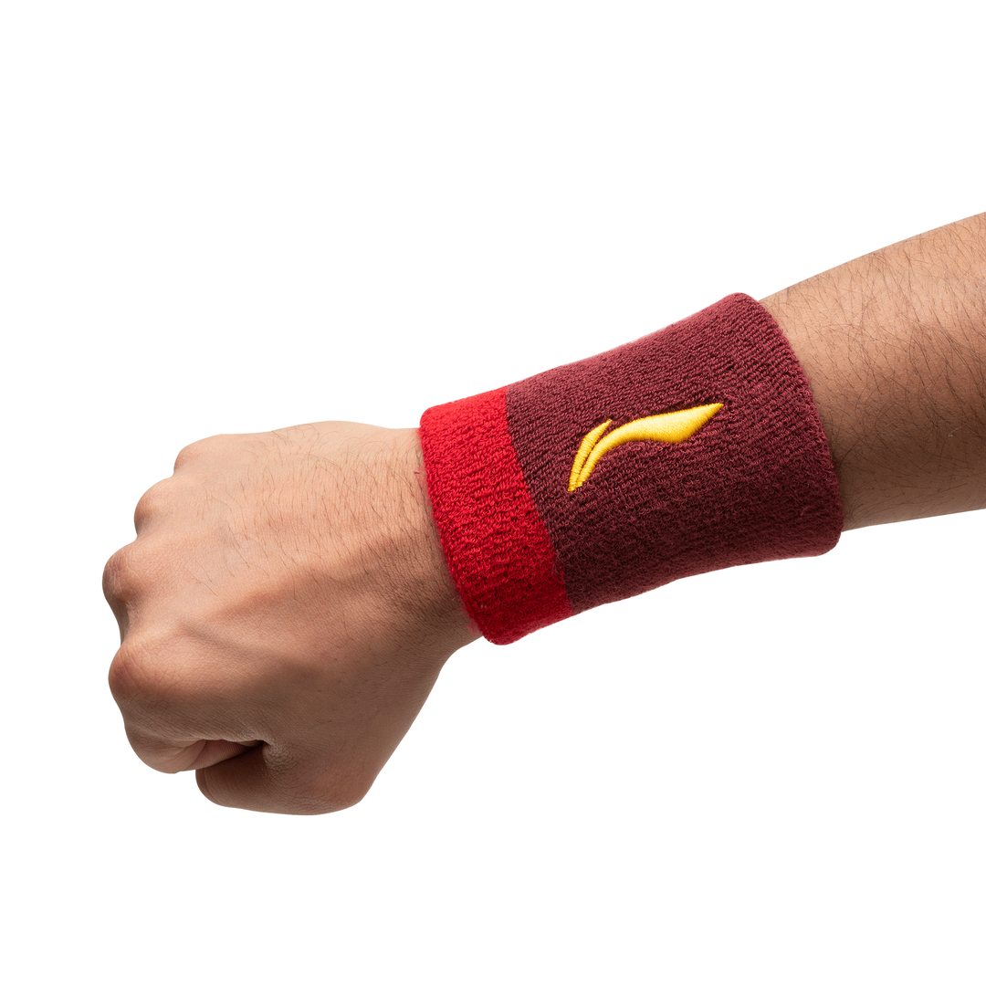 Two Tone Wristband Maroon/red