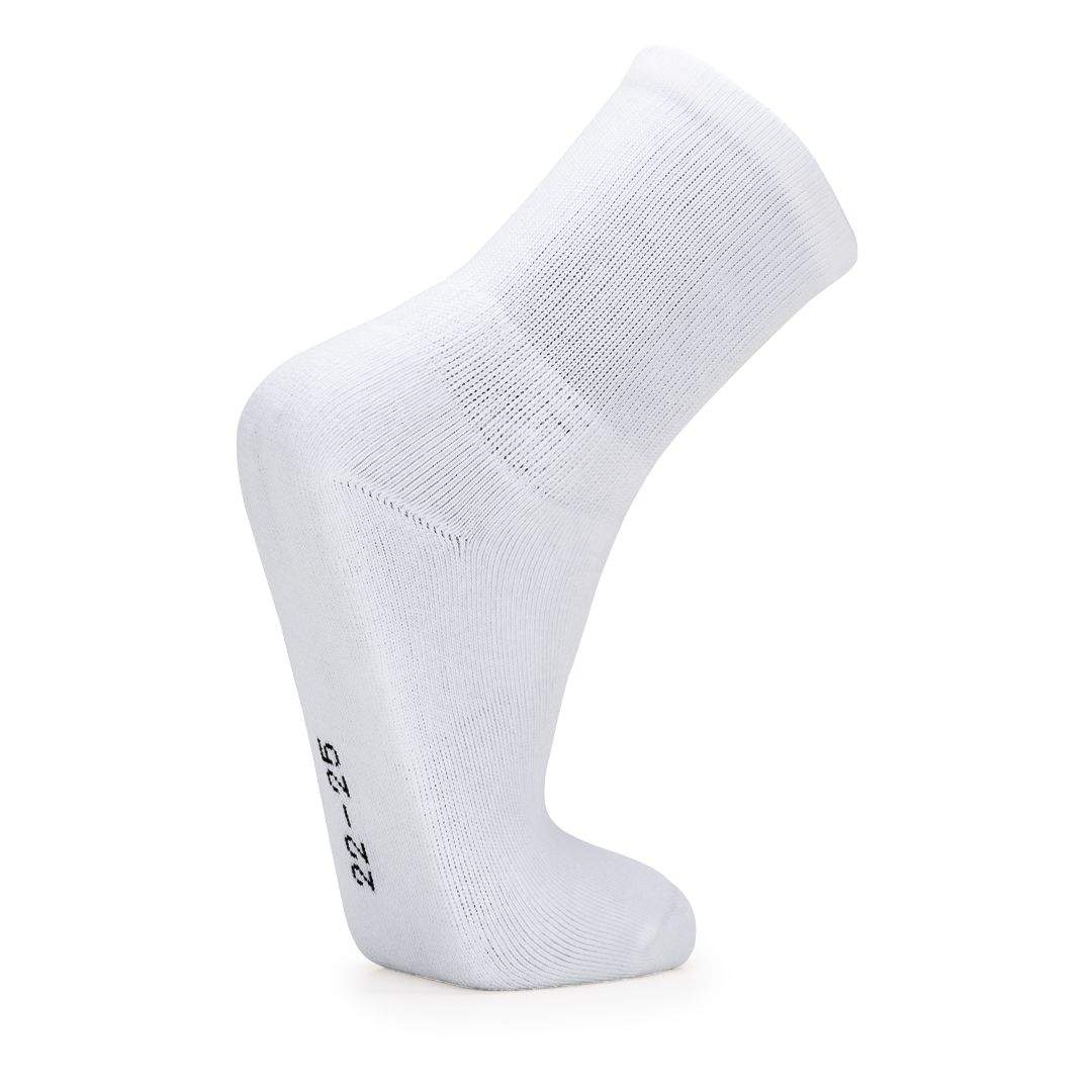 Solid Strokes Socks (White)