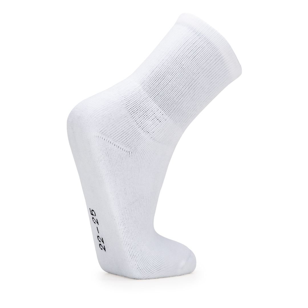 Solid Strokes Socks (White)