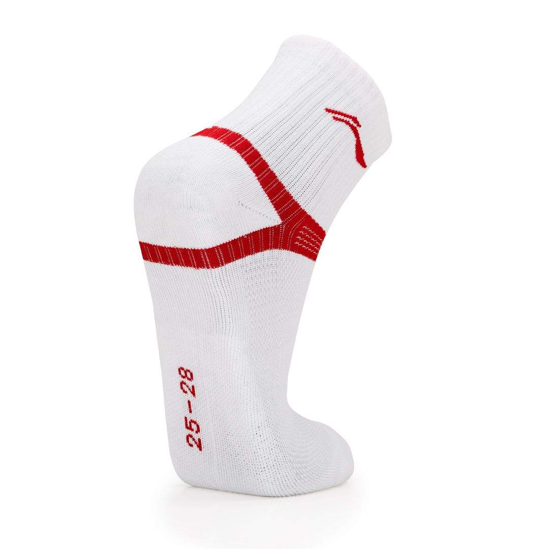 Y Line Socks (White/Red)