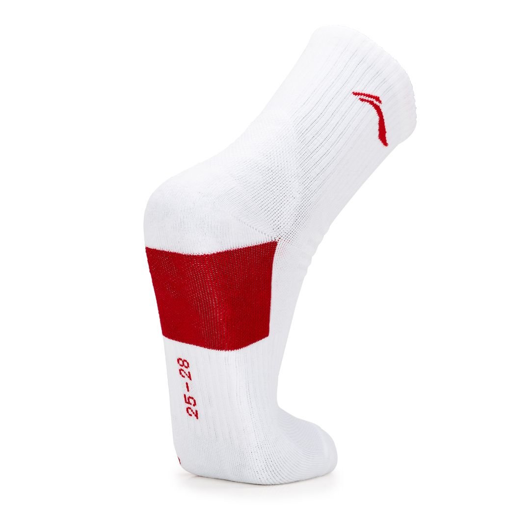 Strike 1 Socks (White/Red)