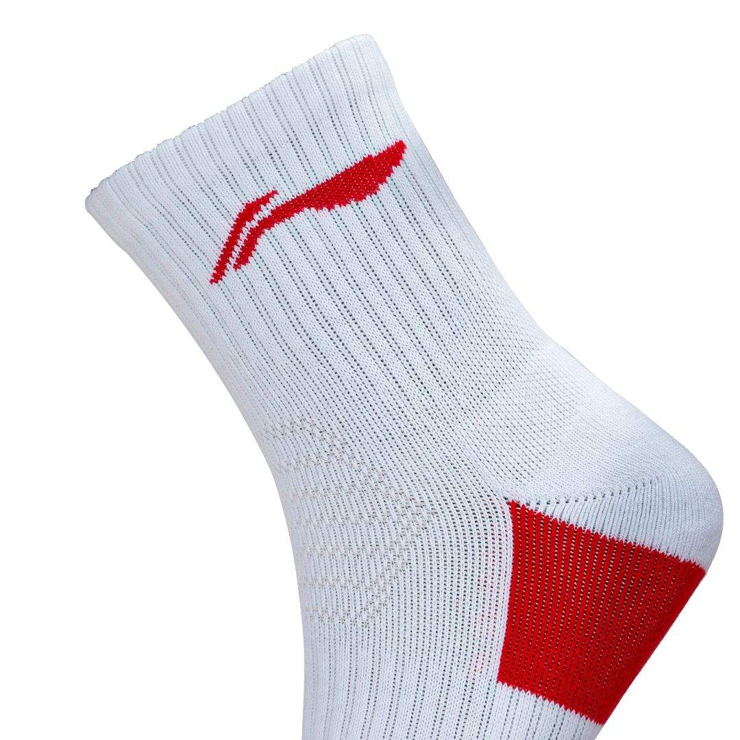 Lane 5 Socks (White/Red)
