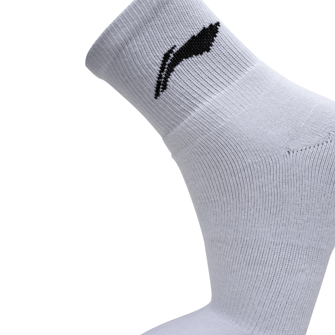 Li-Ning Solid Color Socks White