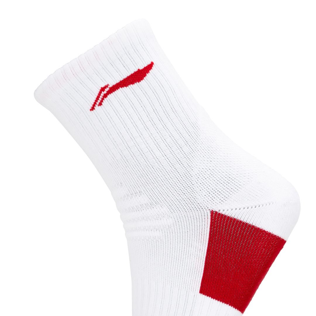 Strike 1 Socks (White/Red)