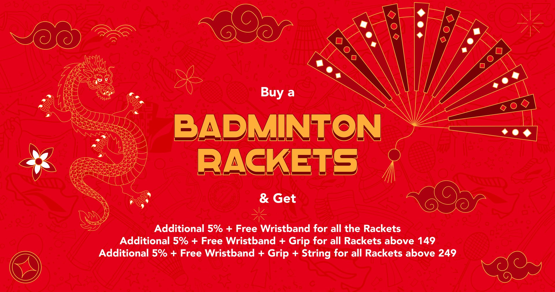 CNY Sale SG - Badminton Rackets