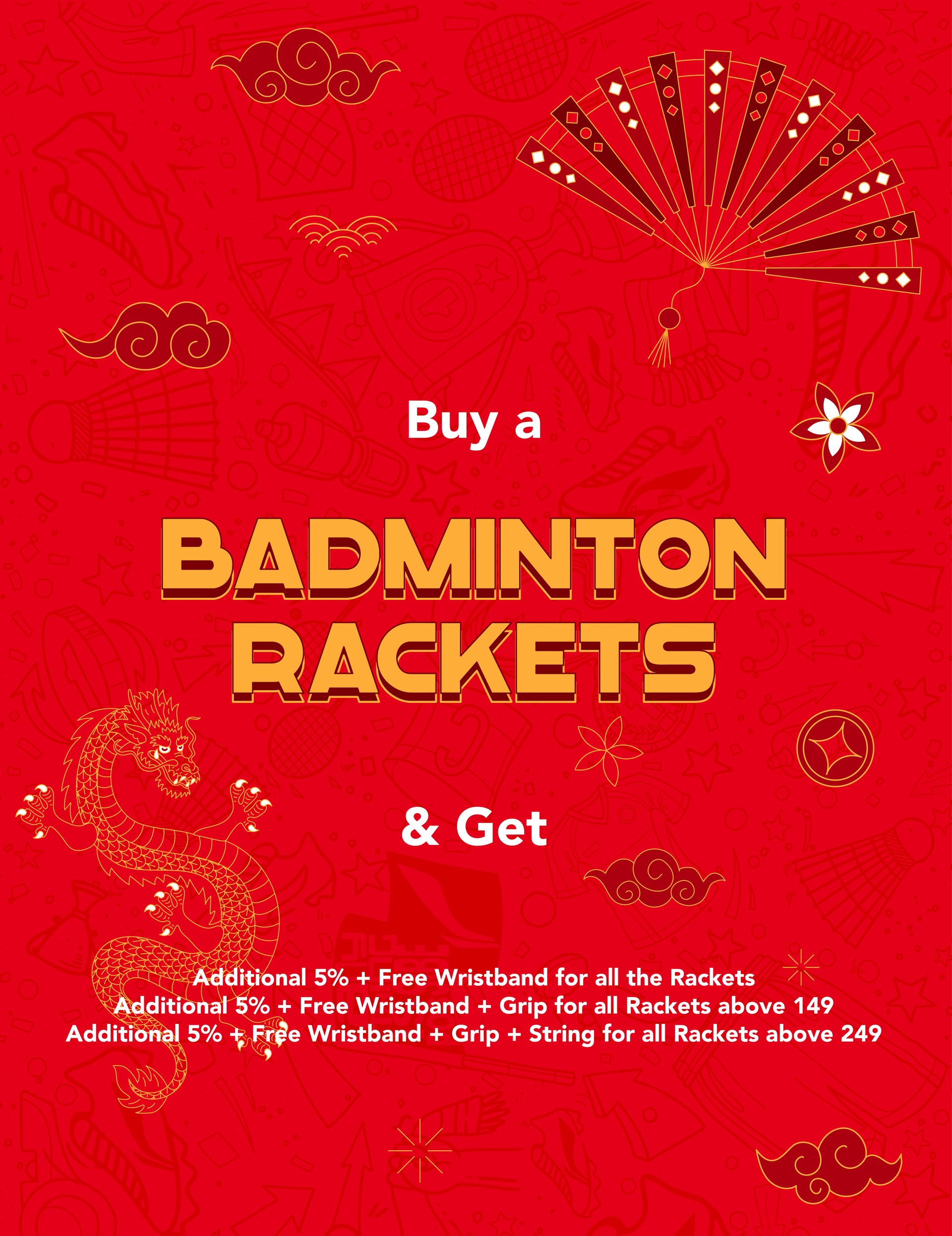 CNY Sale SG - Badminton Rackets