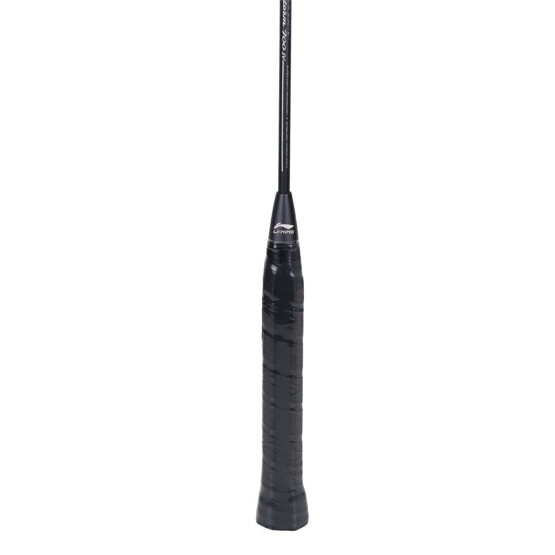 Close up of Windstorm 700 IV Badminton racket grip by Li-ning studio