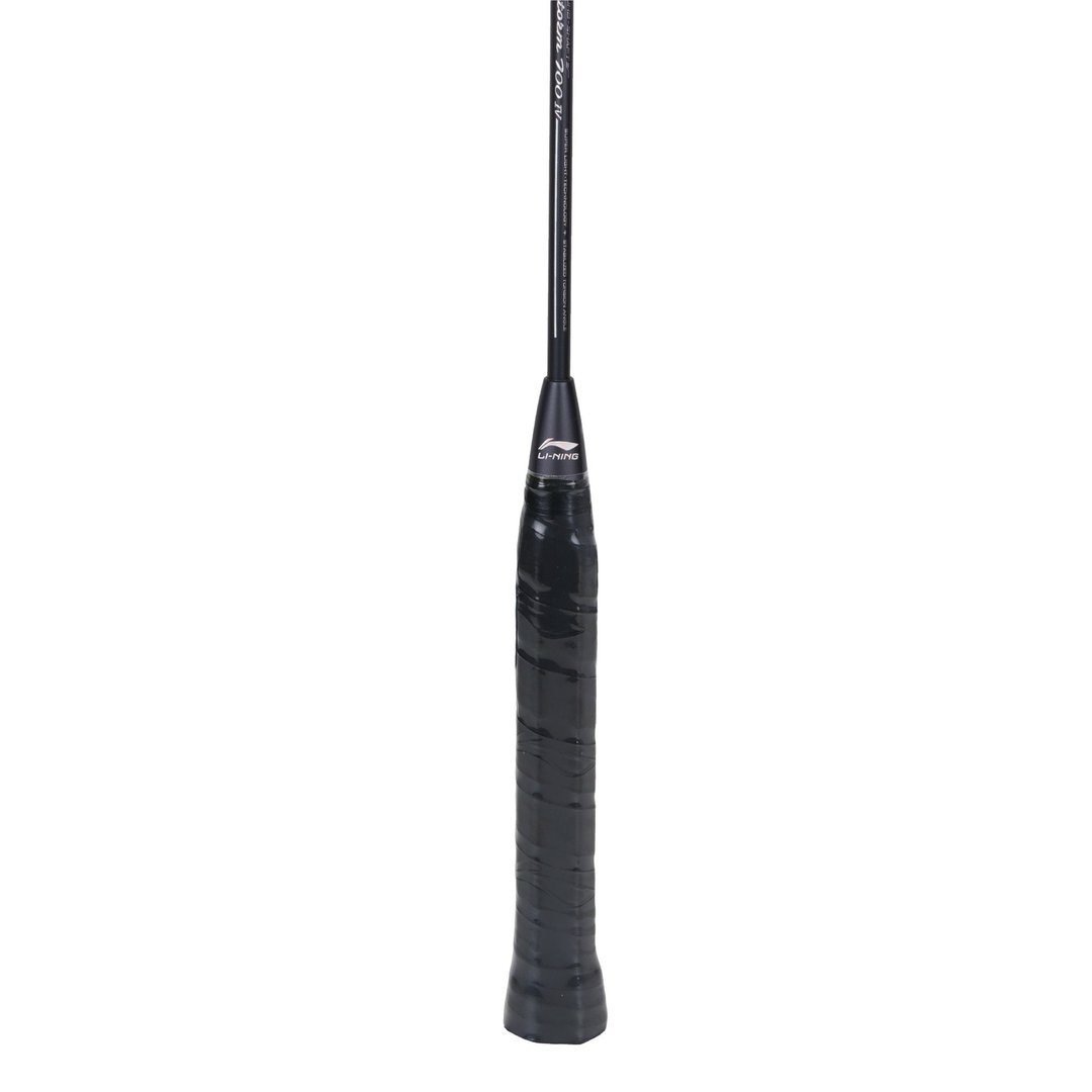 Close up of Windstorm 700 IV Badminton racket grip by Li-ning studio
