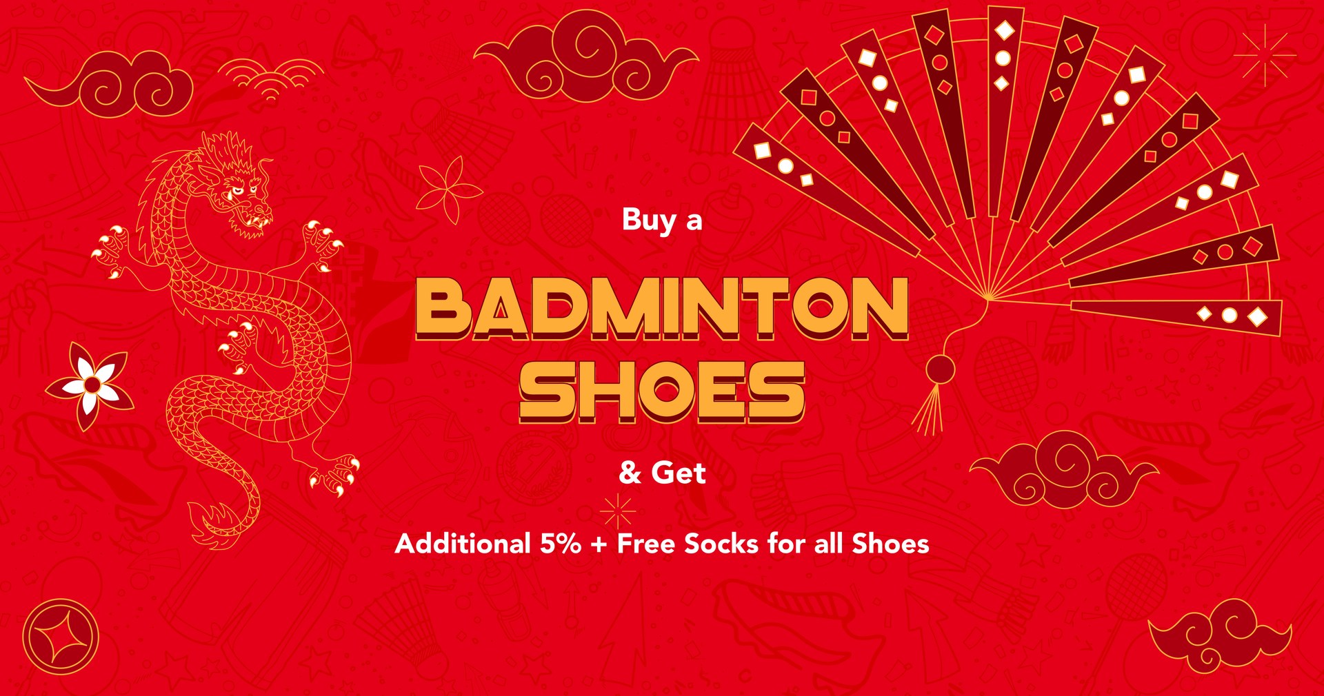 CNY Sale SG - Badminton Shoes