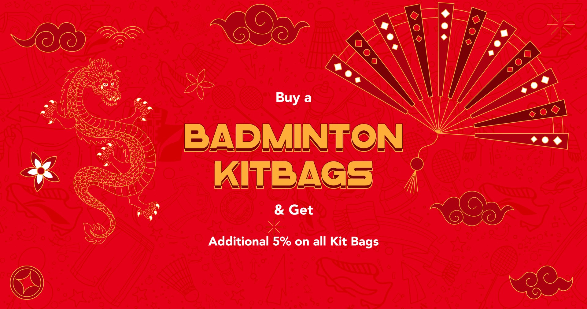 CNY Sale SG - Badminton Kit Bags