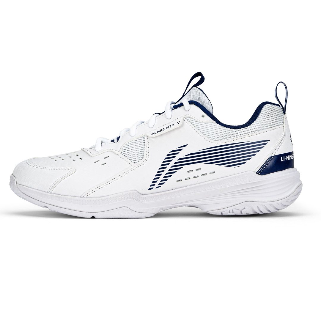 Almighty V (Standard White/Estate Blue) - Badminton Shoe