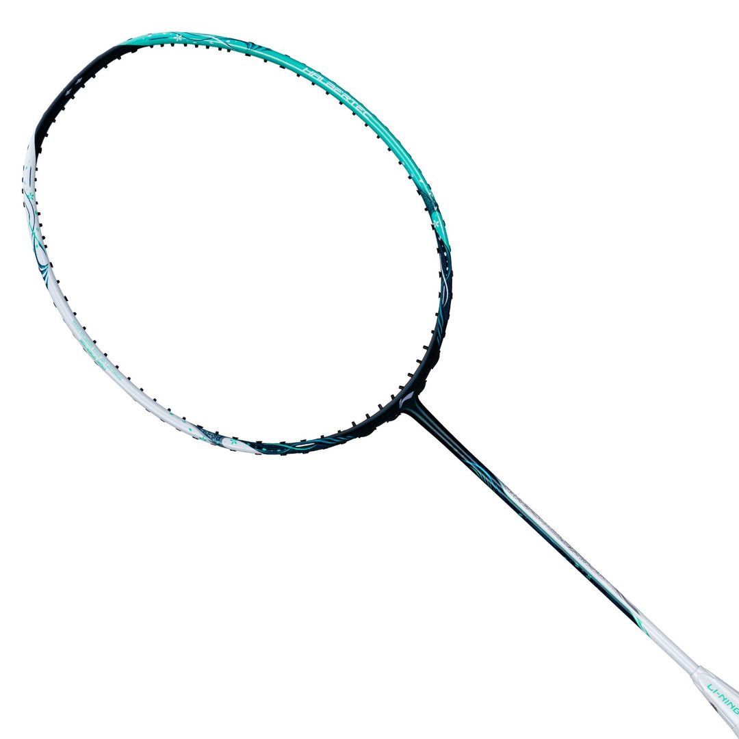 Li-Ning Halbertec 6000 Badminton Racket - Pearl White/Light Green