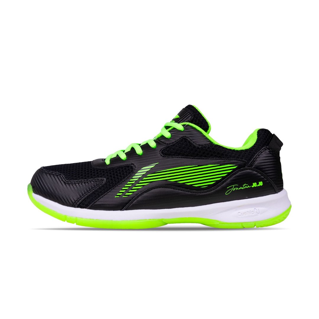 Li-Ning Attack Pro III Badminton shoes- black, lime