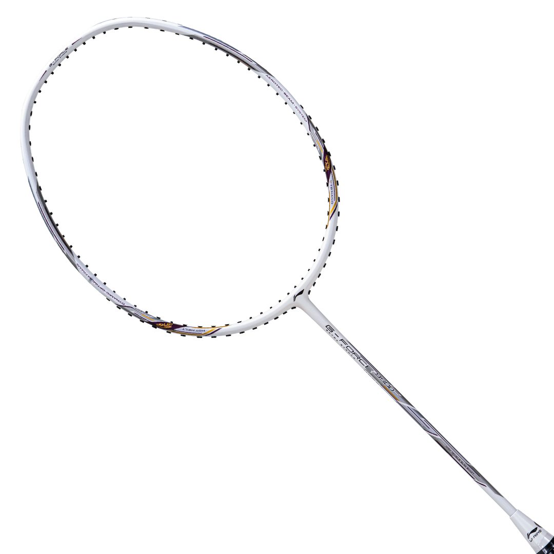 G-Force Extra Strong 9500 - White/Purple Badminton Racket