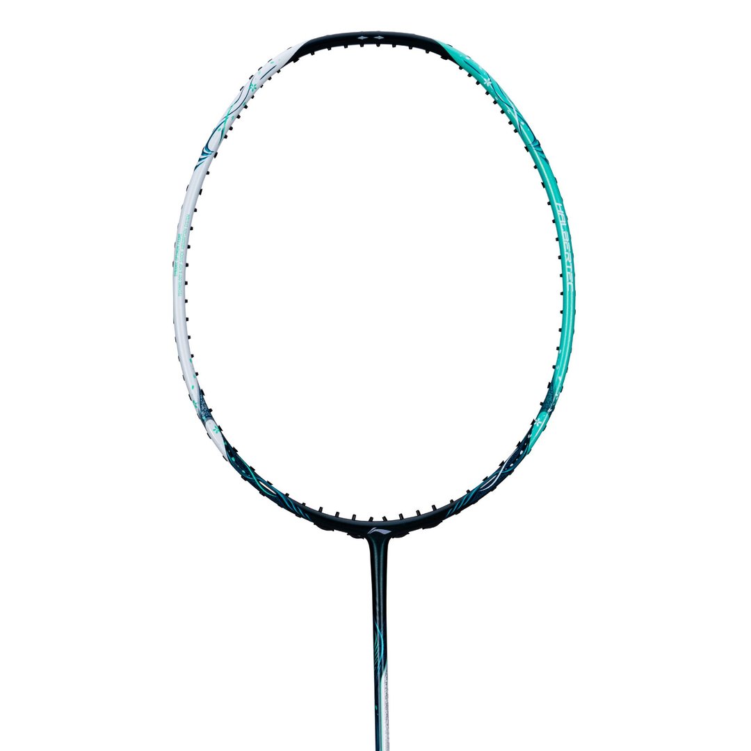 Li-Ning Halbertec 6000 Badminton Racket - Pearl White/Light Green