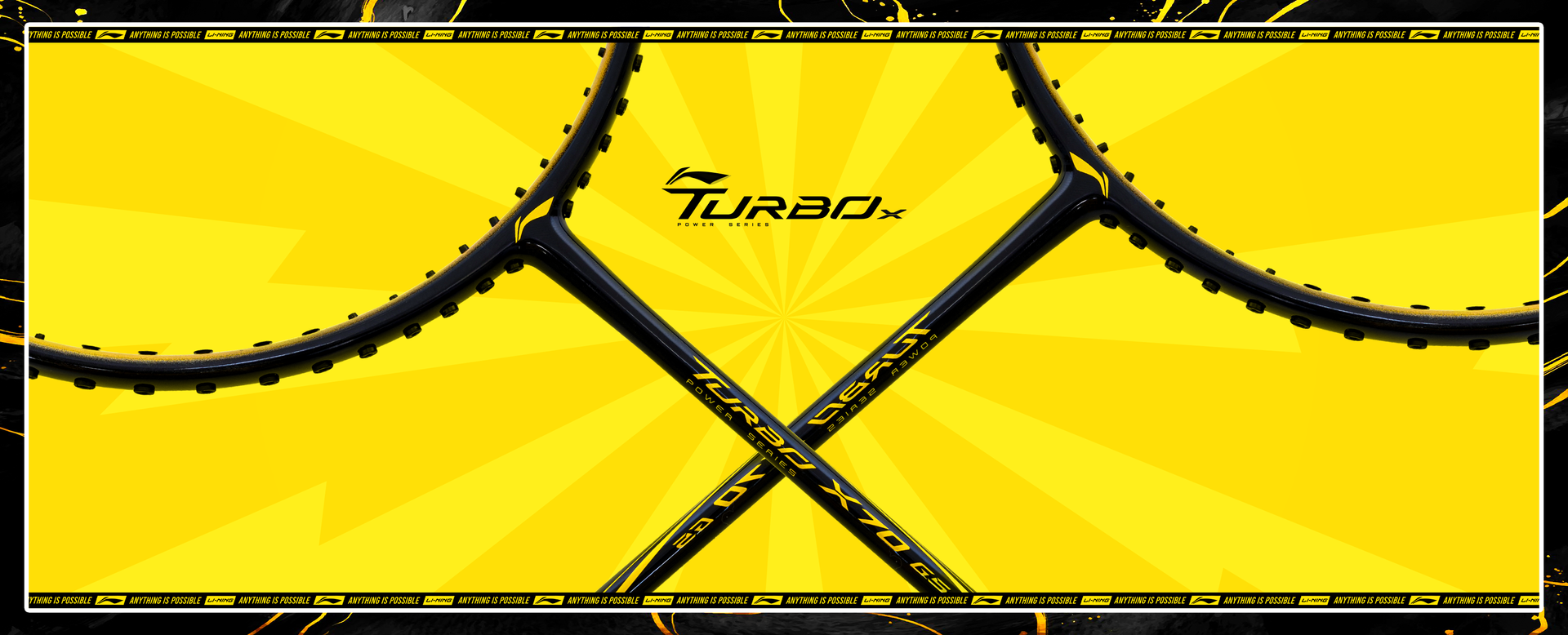 Turbo X G5 power series badminton racket
