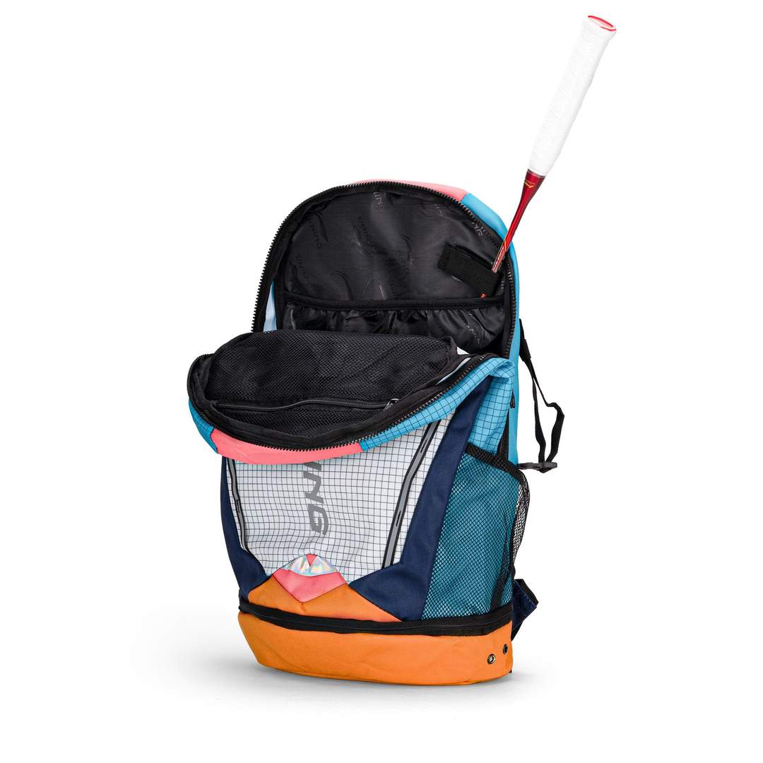 Gear Glide Backpack - Blue/Orange - Inside Sleeve
