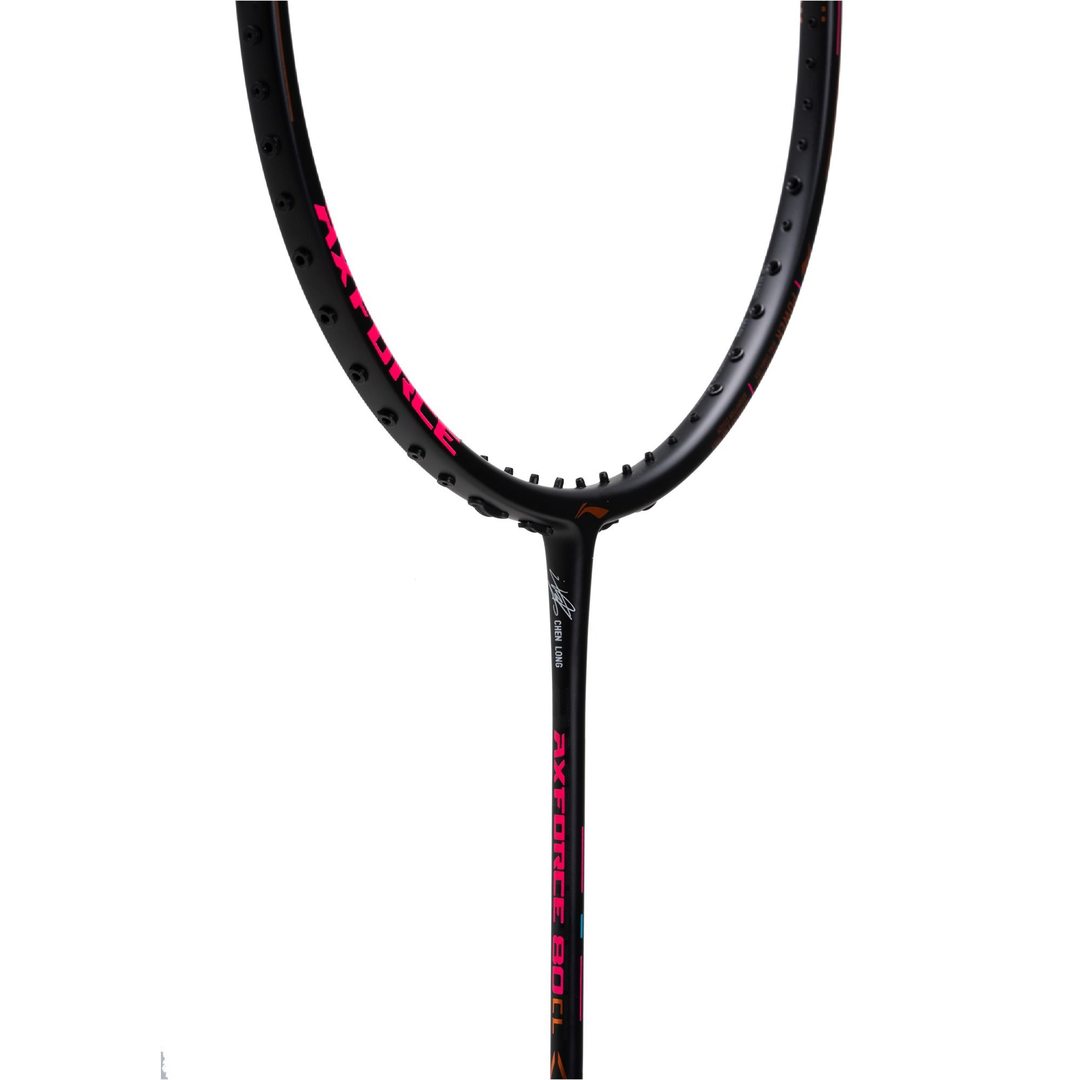 close up of Axforce 80 CL Badminton racket by Li-ning studio