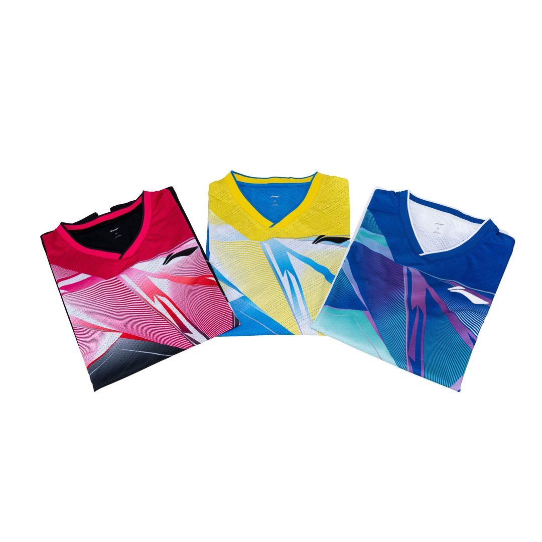 Triangulations T-shirt - Fushia/Black