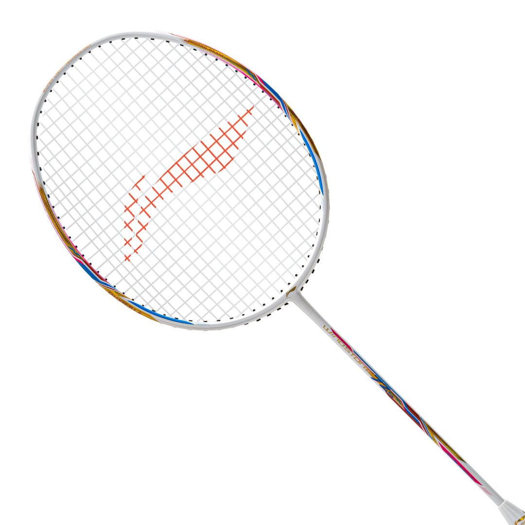 Windstorm 72S - White/Gold/Blue - Badminton Racket