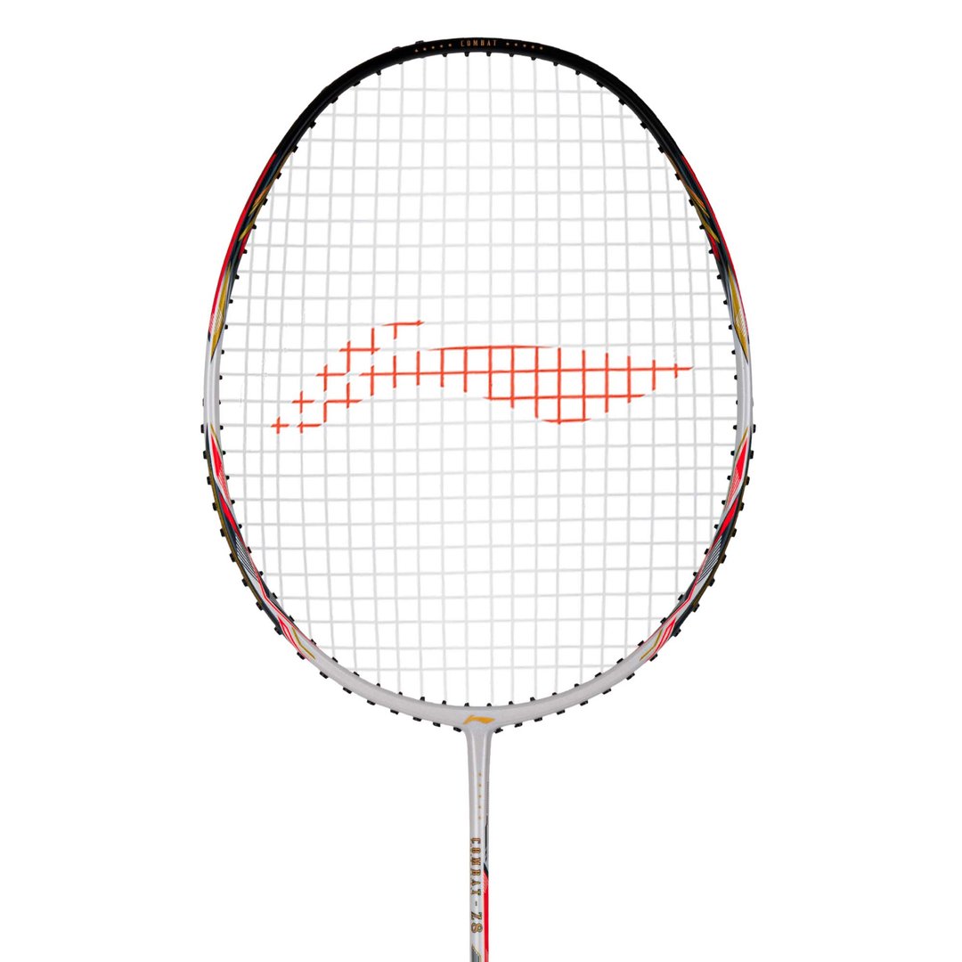 Combat Z8 - 84 Grams (White/Black/Orange Red) - Badminton Racket Head