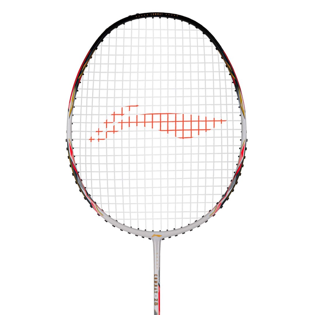 Combat Z8 - 84 Grams (White/Black/Orange Red) - Badminton Racket Head
