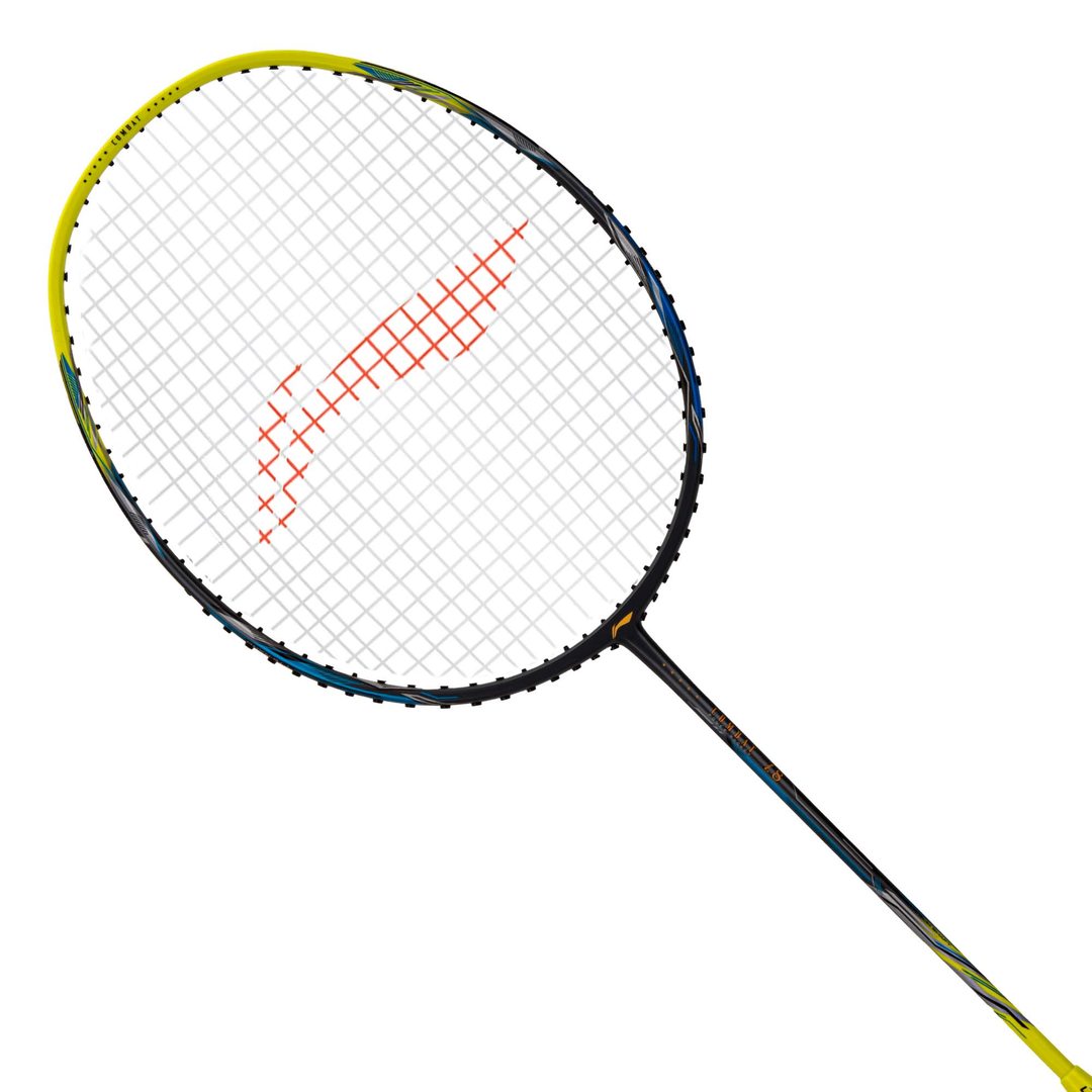Combat Z8 - 84 Grams (Dk Grey/Lime Blue) - Badminton Racket