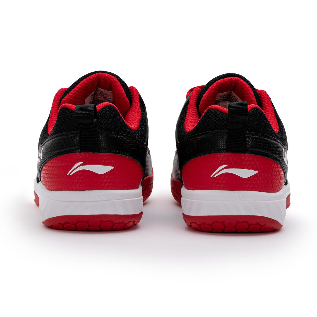 Ultra Speed (Black/Red) - Badminton Shoe - Back view