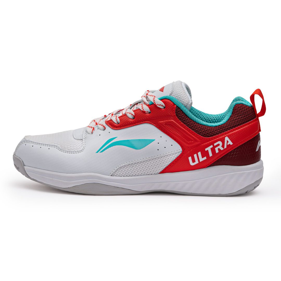 Ultra Speed (White/Red/Dk Red) - Badminton Shoe