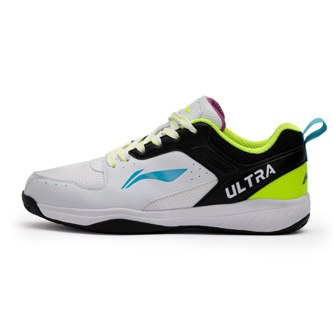 Ultra Speed (White/Black/Lime) - Badminton Shoe