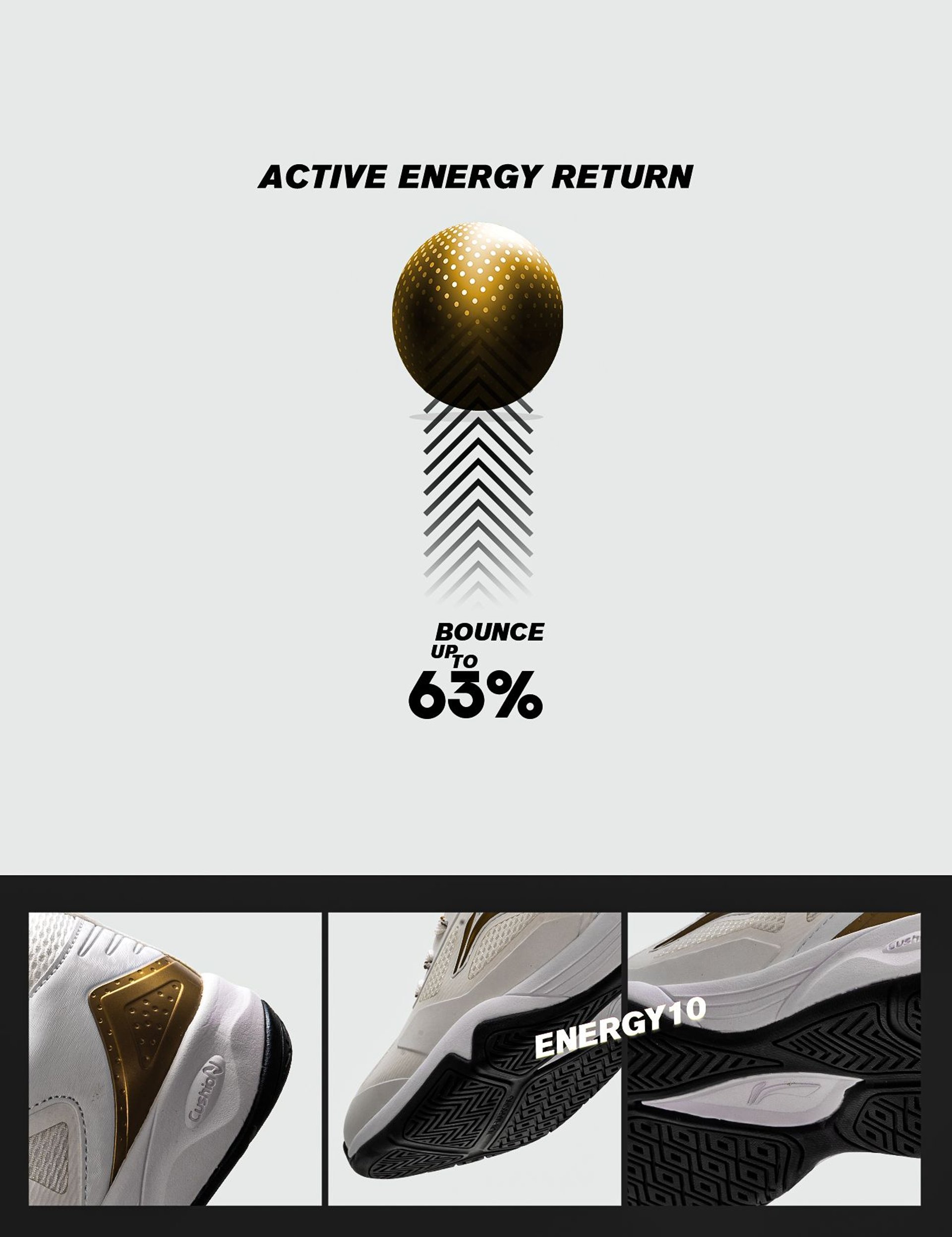 Energy 10 Badminton Shoe - Premium Form