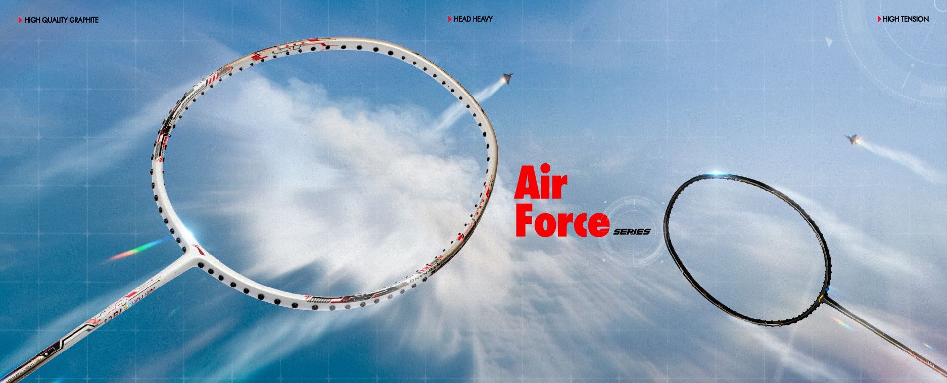 Li-Ning Air Force Badminton Rackets