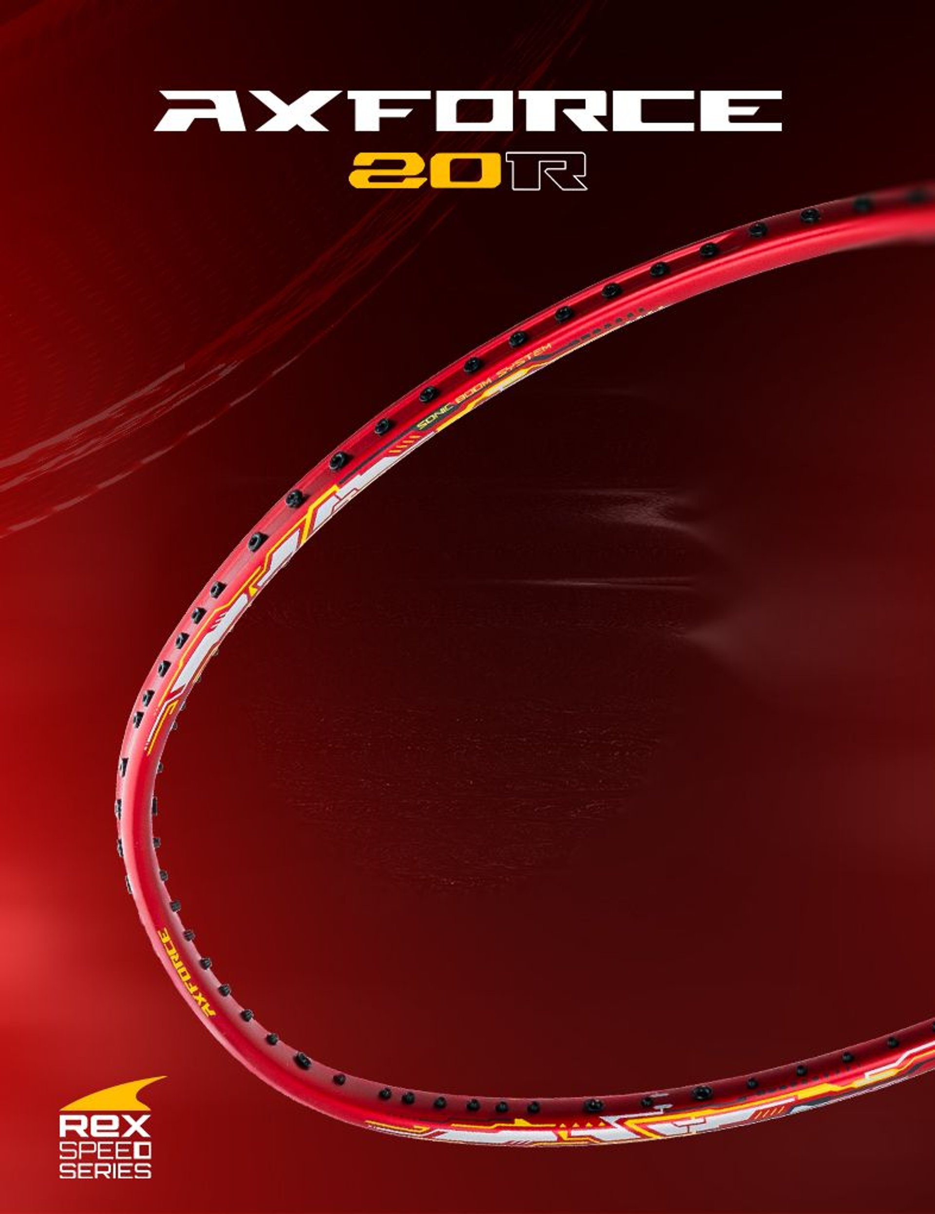 Axforce 20 R _ Badminton Racket - Sonic Boom Impact
