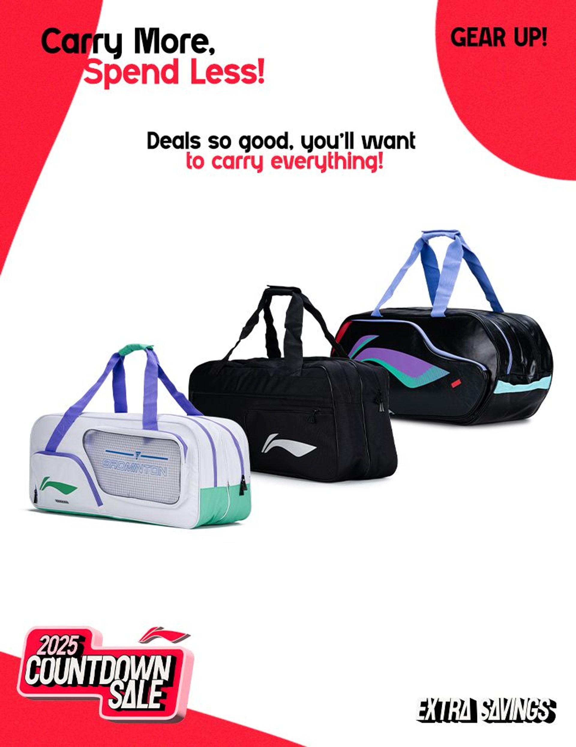 SG New Year Sale - Kit Bags