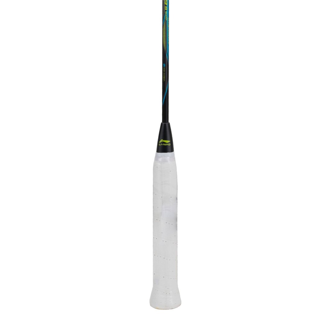 Close up of 3D Calibar 009 Boost Badminton racket grip by Li-ning studio