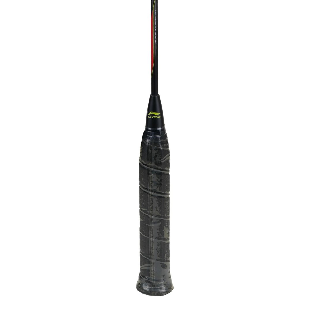 Close up of Turbo Charging 08 Combat Badminton racket grip by Li-ning studio