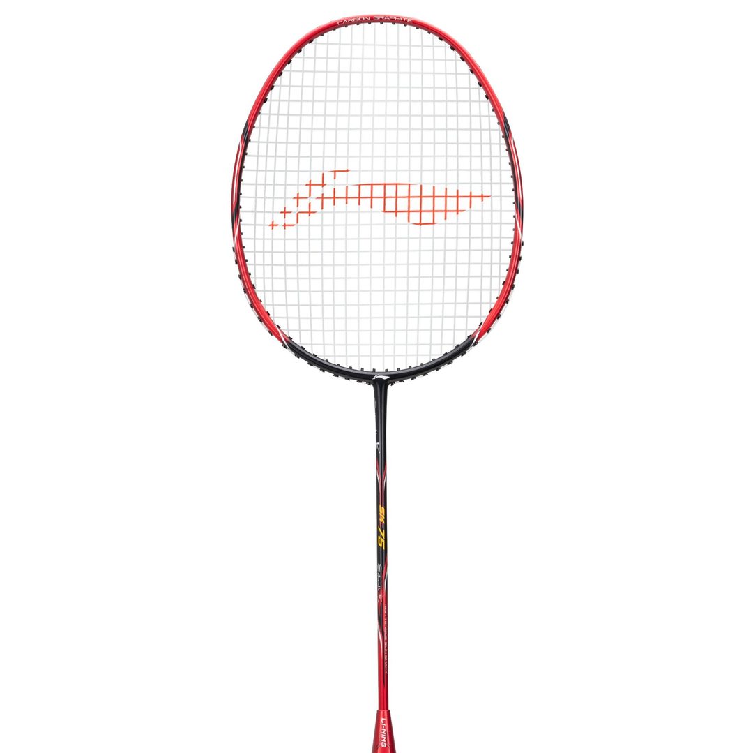 Close up of Srikanth Kidambi 75 Badminton racket by Li-Ning Studio
