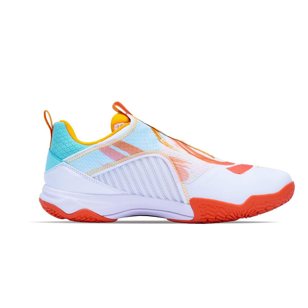 Li-Ning Ranger V Lite Badminton shoes- White, saffron