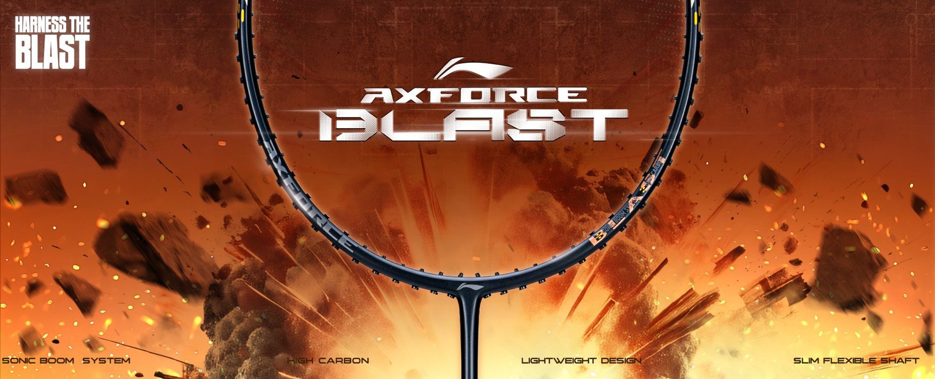 Li-Ning AxForce Blast Non Marking Badminton Racket