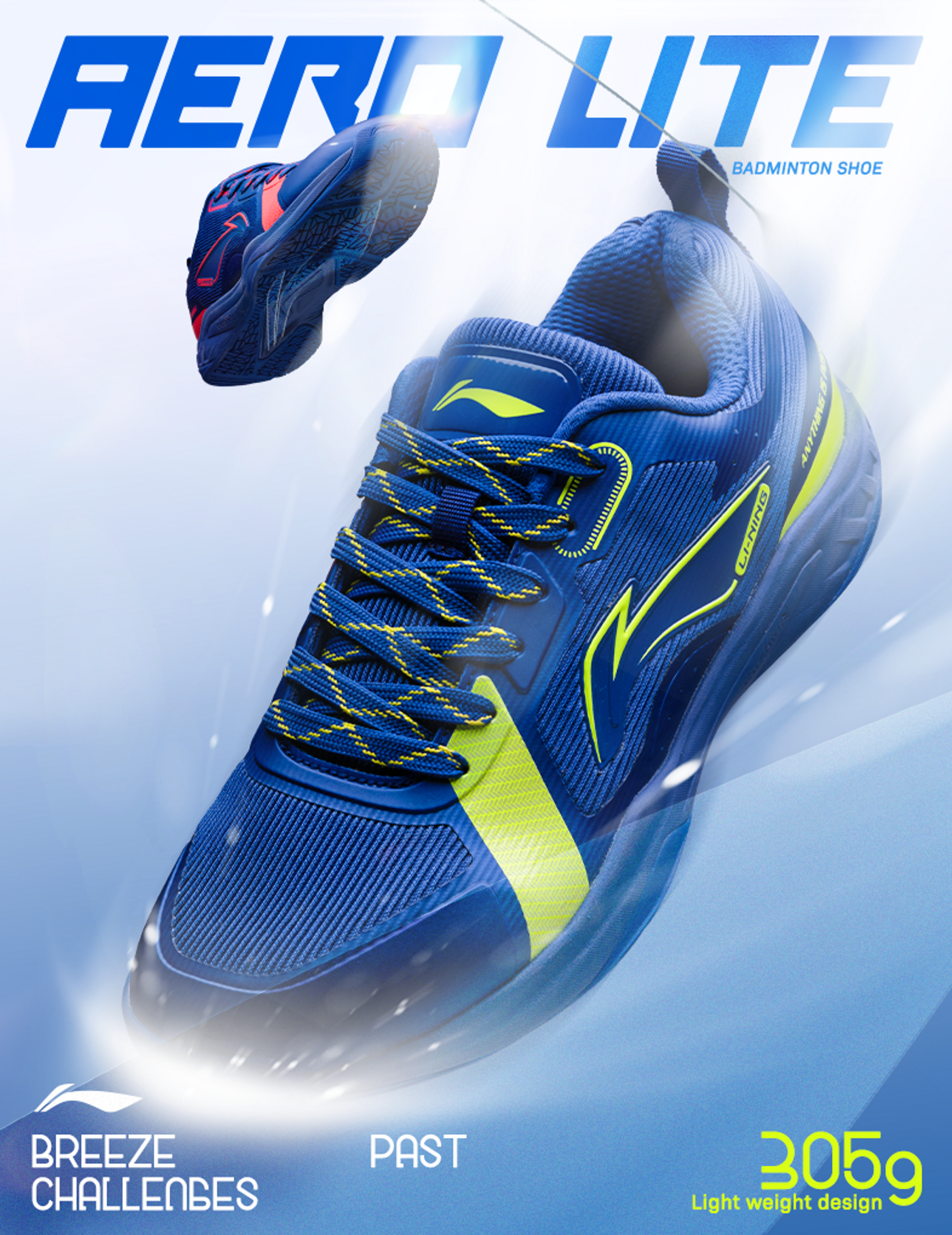 Li-Ning Aero Lite Non Marking Badminton Shoes