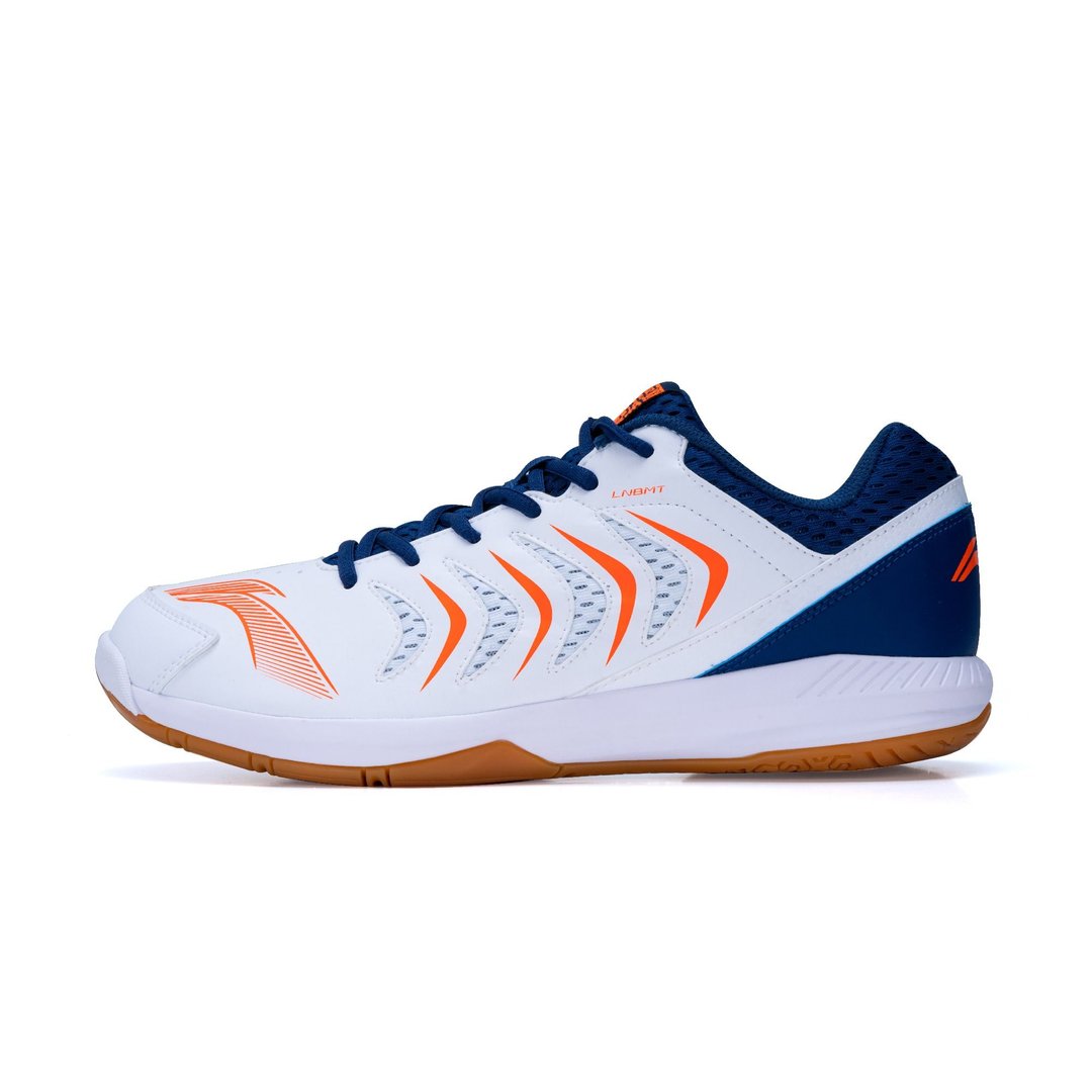 Li-Ning Light feather Badminton shoe- white, navy