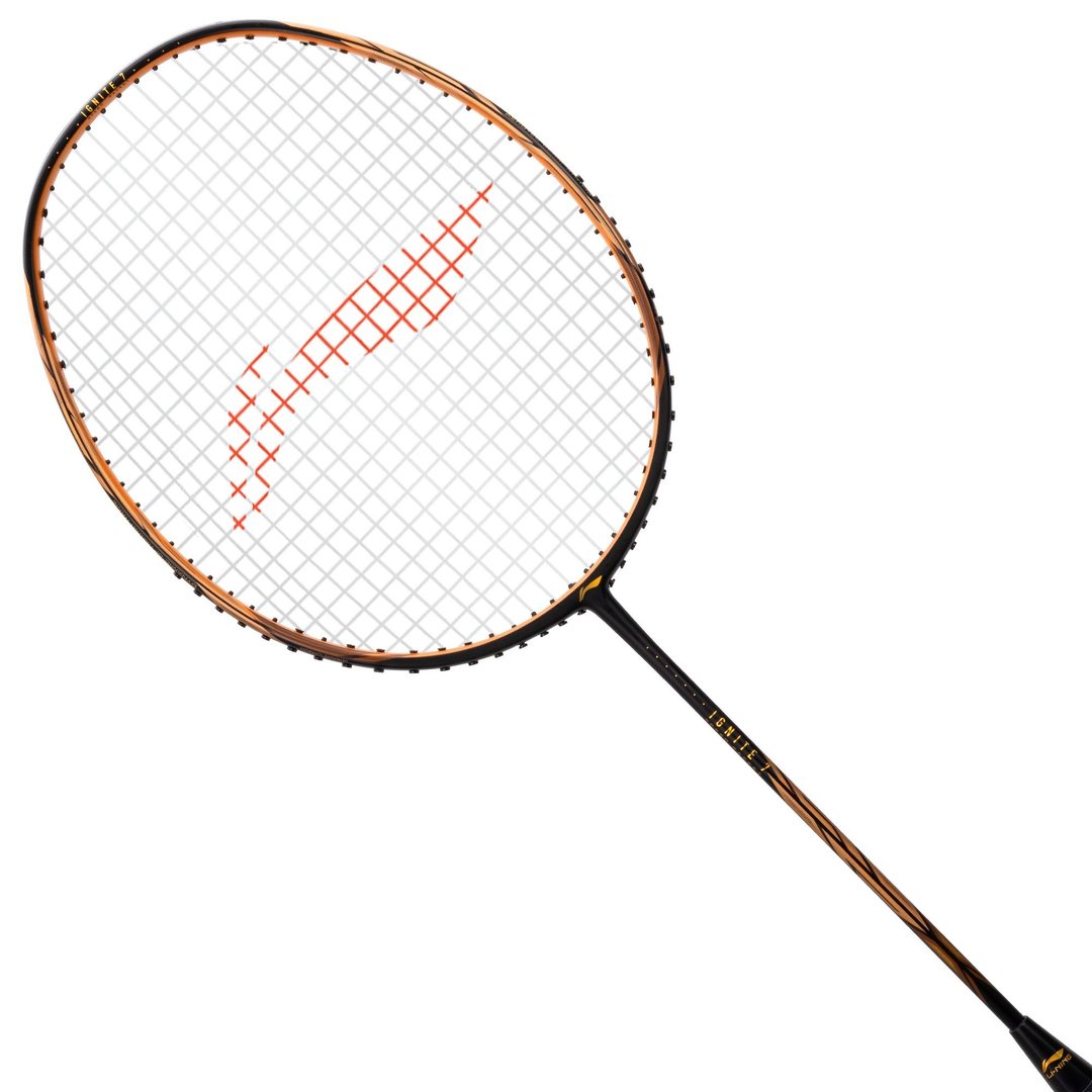 Ignite 7 Badminton racket in black, gold by Li-Ning Studio