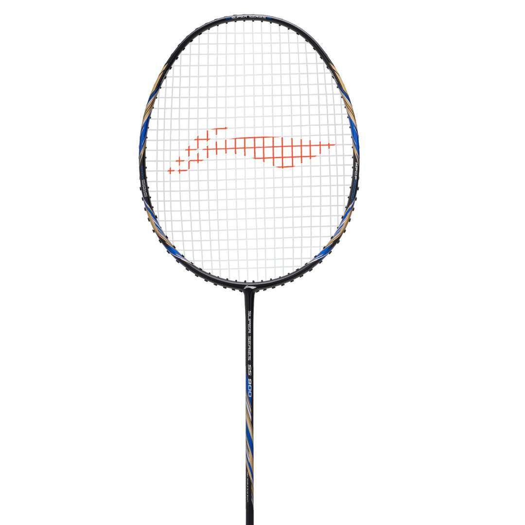 Close up of Super series SS 900 Badminton racket by Li-ning studio