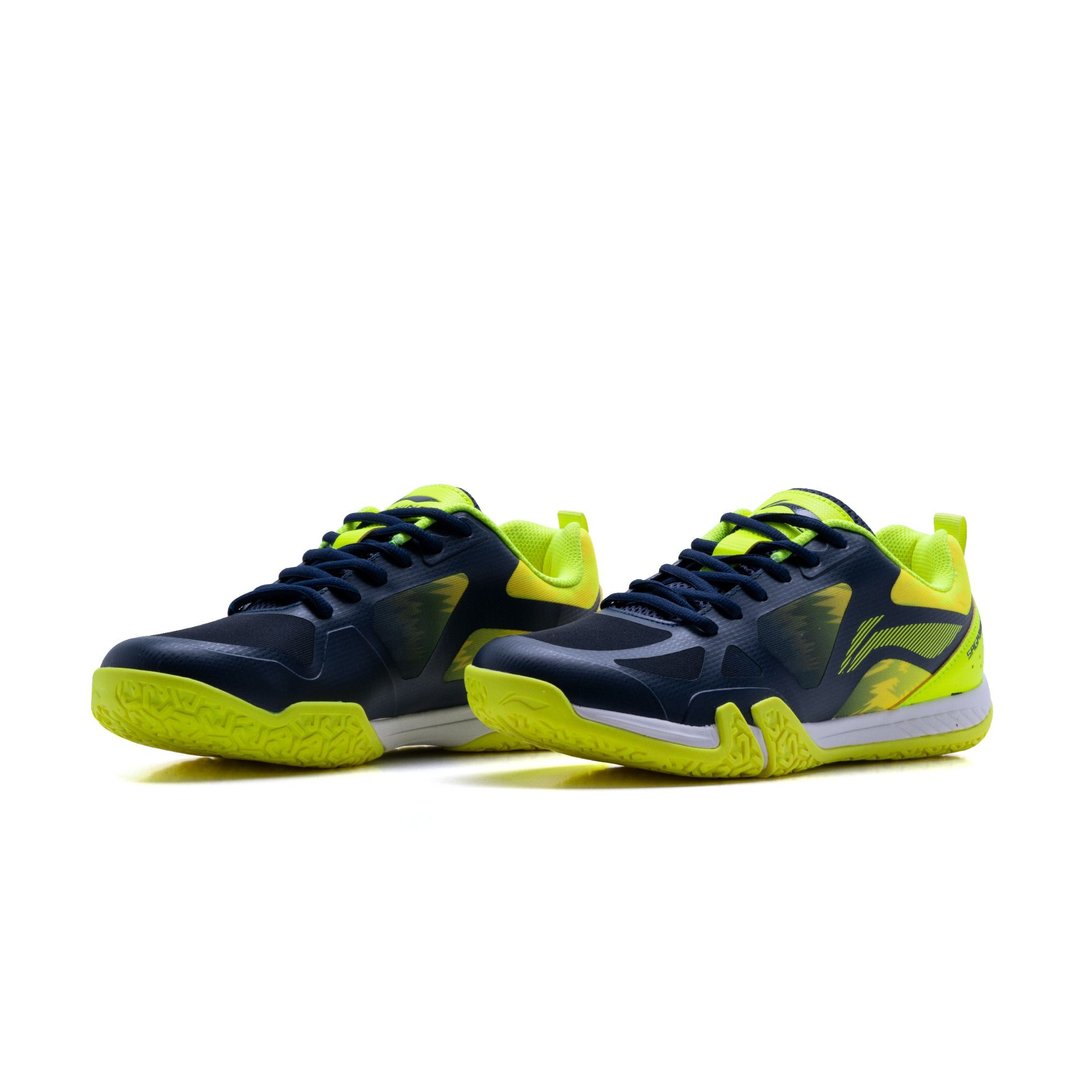 Li-Ning Saga Lite 4 Badminton shoe-navy, lime(non marking shoe)