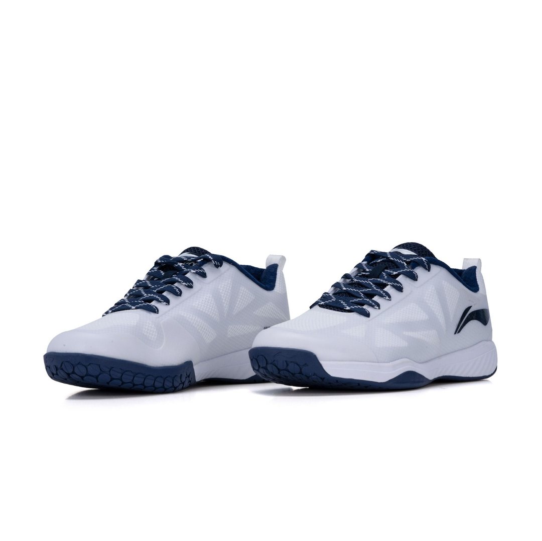 Li-Ning Ultra Fly Badminton shoe-white/navy (non marking shoe)