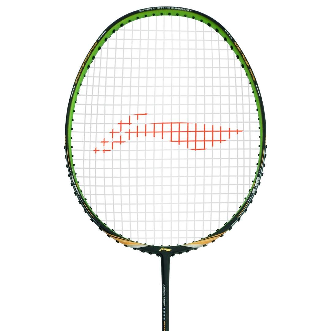 Close up of Wind lite 700  Badminton racket head by Li-ning studio