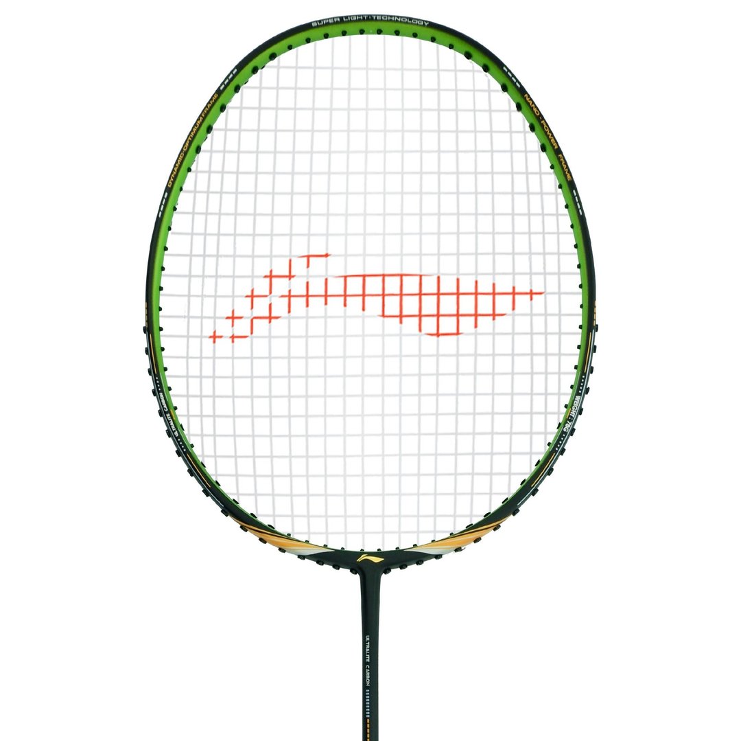 Close up of Wind lite 700  Badminton racket head by Li-ning studio